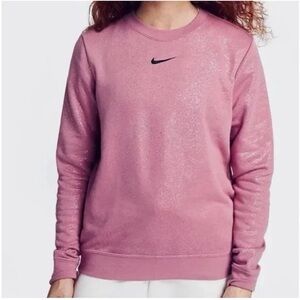 Nike Pink Glitter Sweatshirt